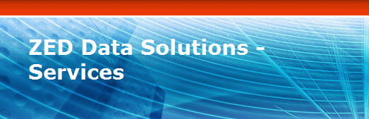 ZED Data Solutions -
Services